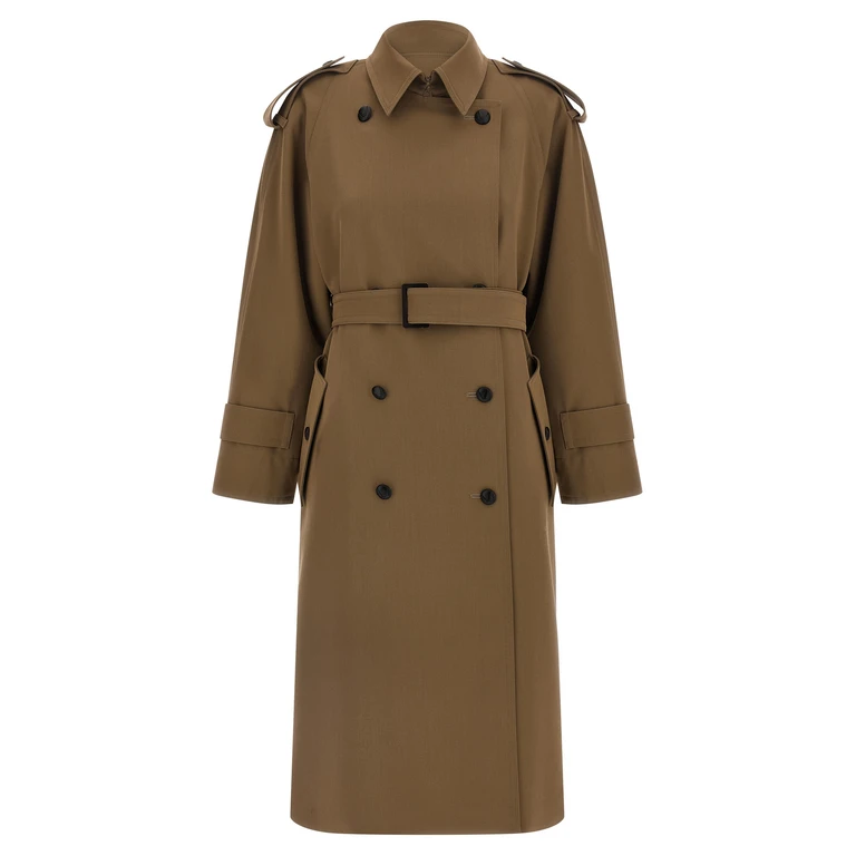 Max Mara Brown Virgin Wool Coat Clothing - Women
