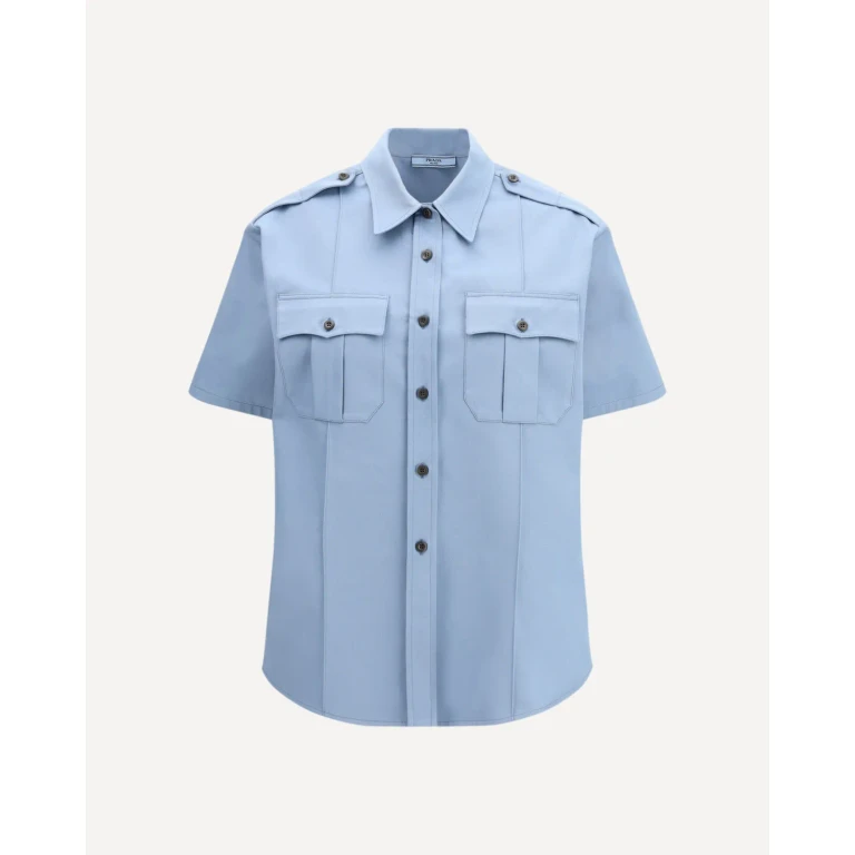 Camicia a maniche corte Prada da donna, taglia 38