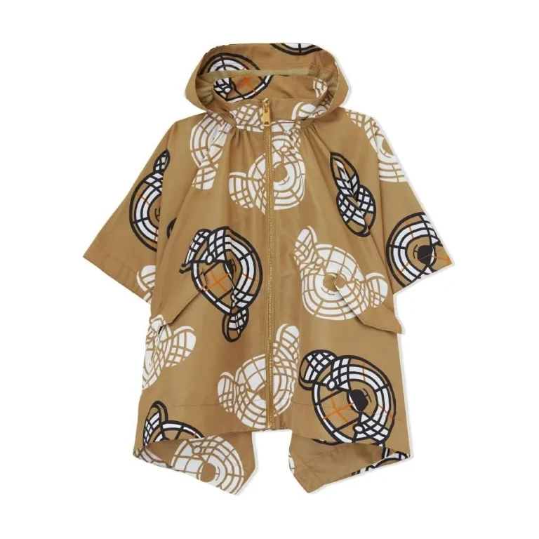 Burberry Kids Thomas Bear-Print Hooded Cape