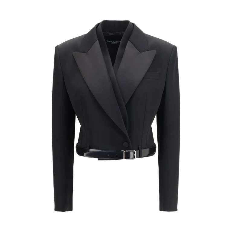 Sicilia Double-breasted Wool Gabardine Jacket
