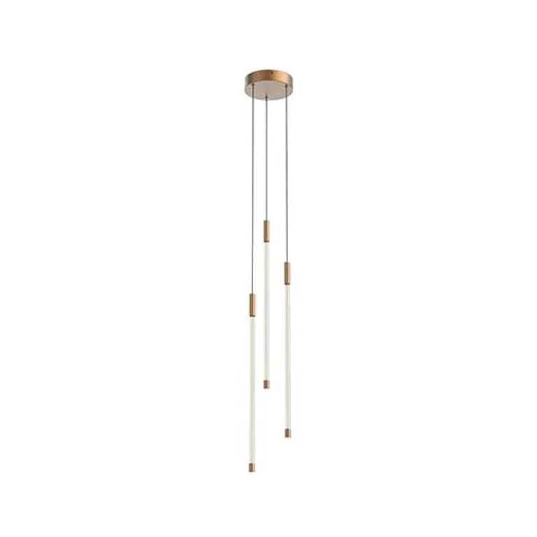 Kuzco Motif Pendant Light in Brushed Gold