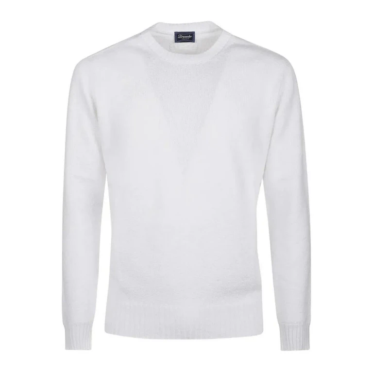 Drumohr Pull Col Rond - Blanc