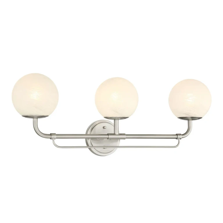 Brushed Nickel Bathroom Vanity Light from the Whitehall Collection