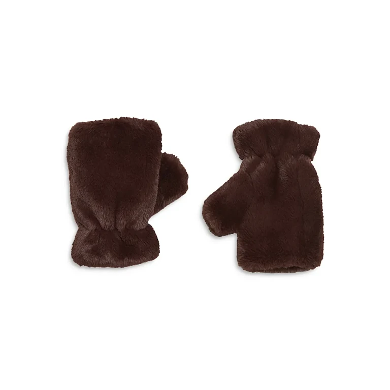 Apparis Girls' Ariel Faux Fur Fingerless Gloves - Little Kid, Big Kid