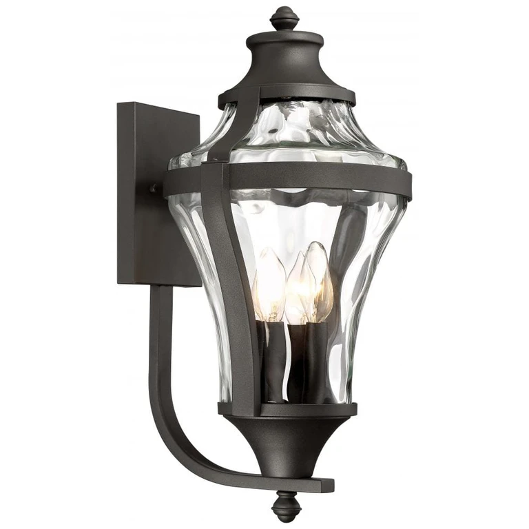 Libre 4-Light 24" Outdoor Wall Light in Black