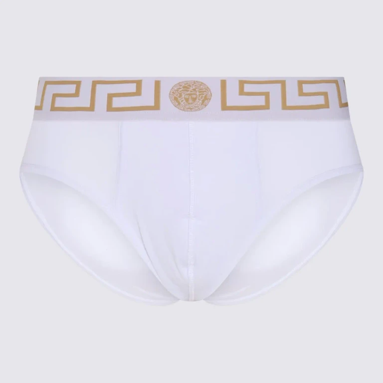 White Stretch Cotton Brief Whitegreekgold Intimo - Men