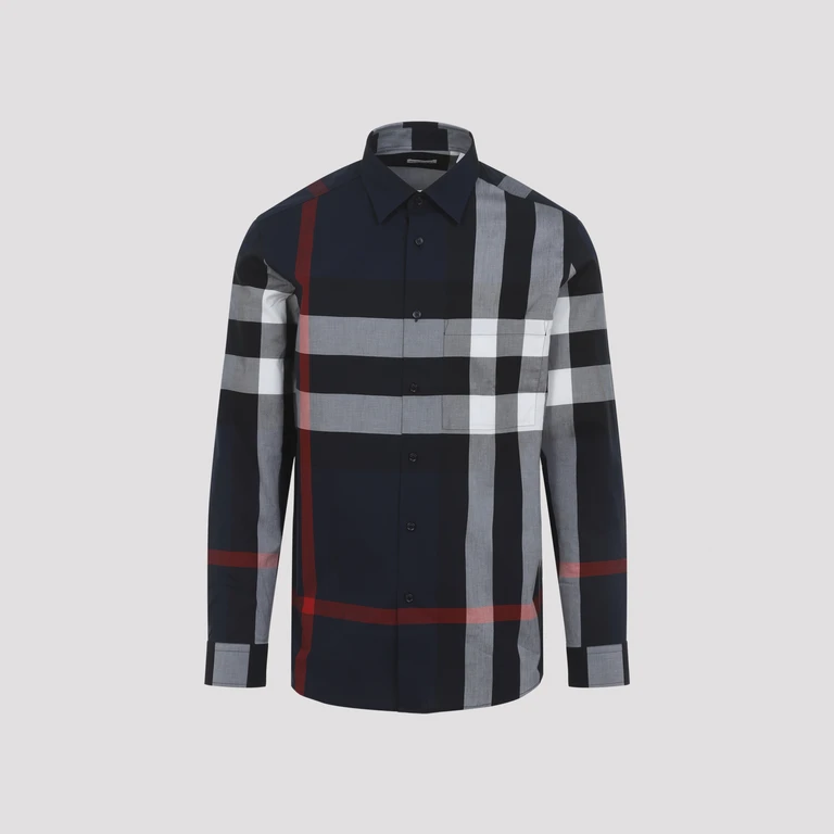 Burberry Summerton Shirt Nude & Neutrals Cotton - Men