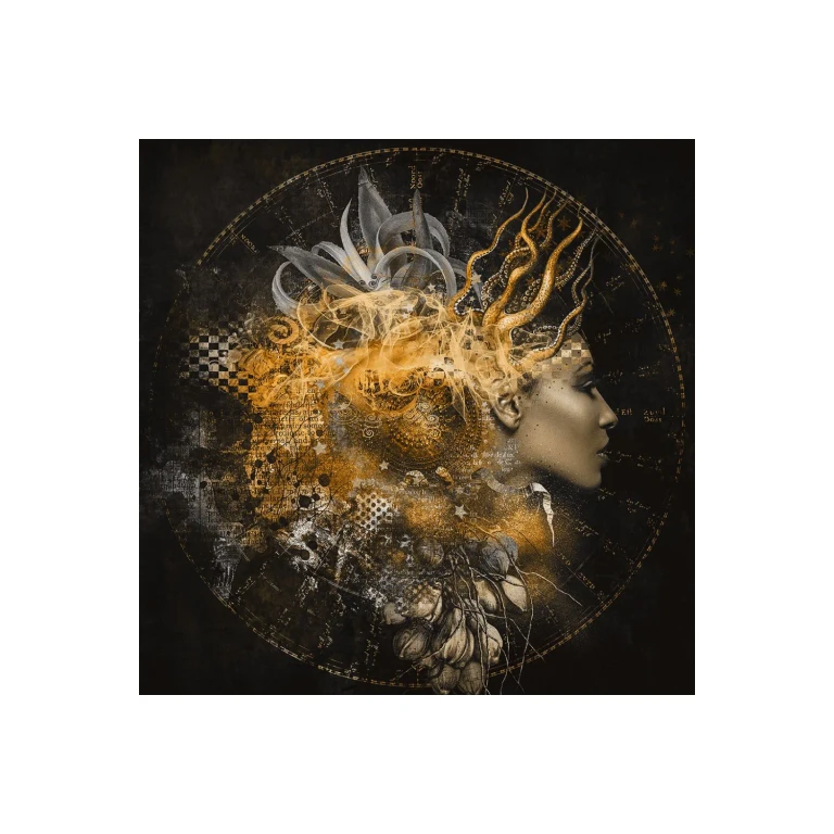 Mythical Symbols Photographic Art | Andrew Martin Golden Muse