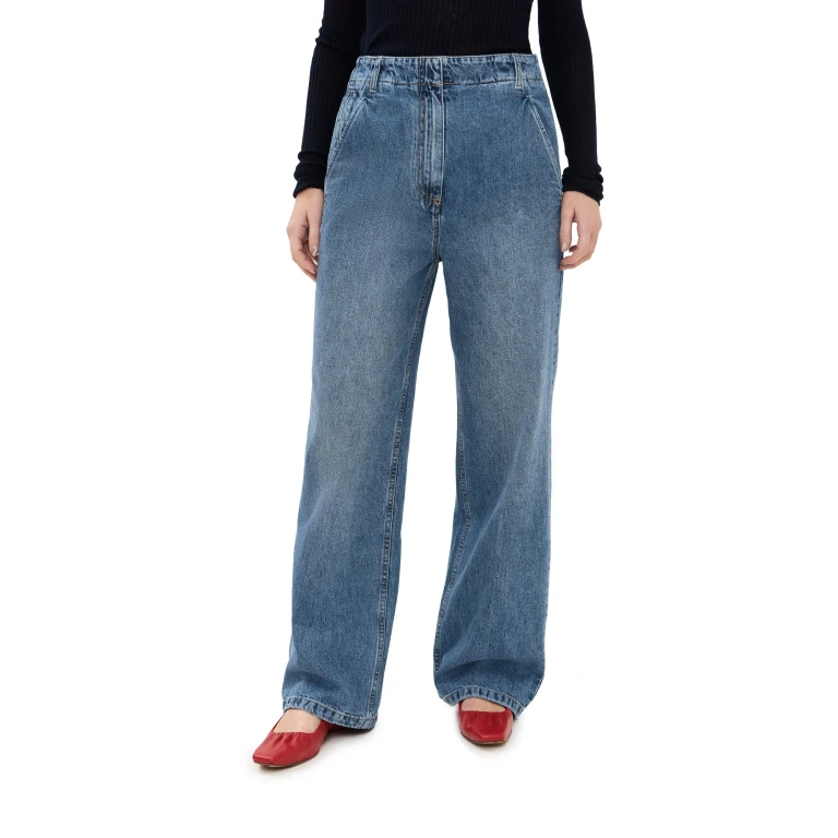 Tibi Spring Denim Barry Jeans Classic Blue 28