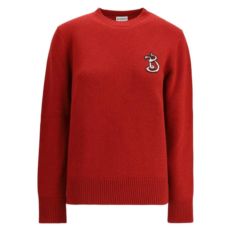 Burberry B Snake Wool Cashmere Sweater