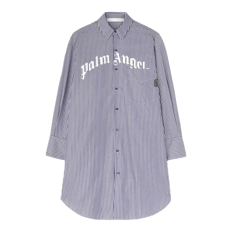 Palm Angels 长款睡袍 - 蓝色