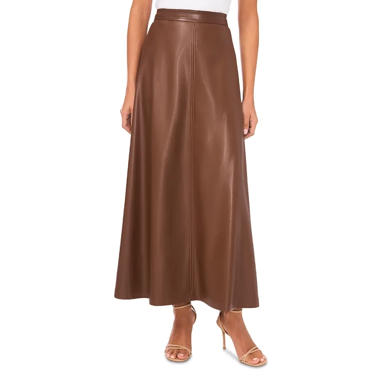 Vince Camuto Seam Front Ankle Skirt