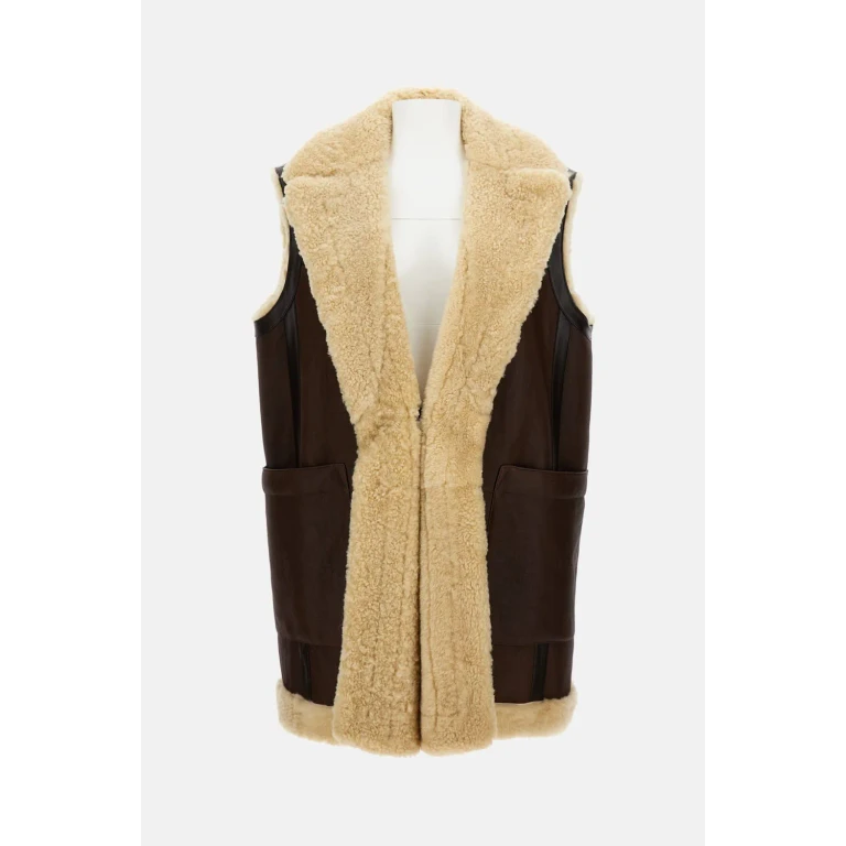 Fur Coat Woman color Brown (832381V5VK08979)