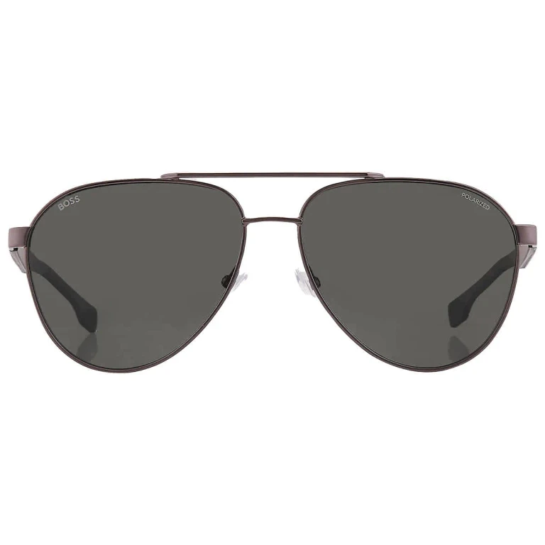 Hugo Boss Polarized Green Pilot Mens Sunglasses BOSS 1485/S 0MFK/UC 60