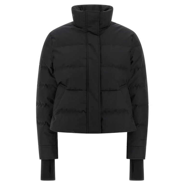 Black Polyamide Jacket Clothing - Women