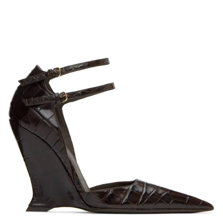 Ferragamo Vidya Contoured Heel Pumps