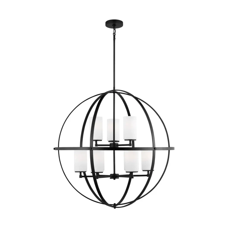 Midnight Black Chandelier from the Alturas Collection