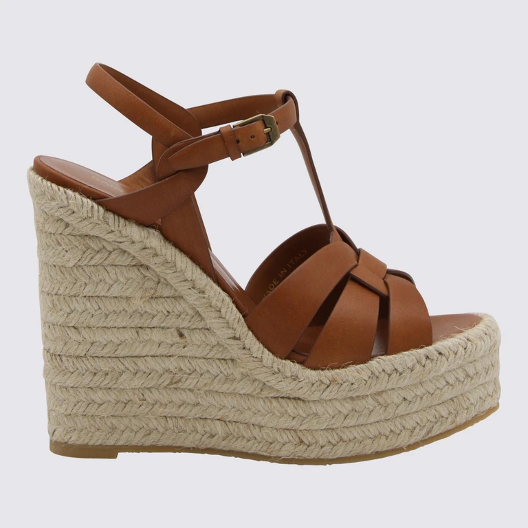 Saint Laurent Flat Shoes Red _cover Le Sole El - Women