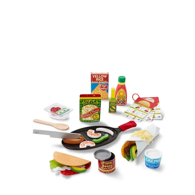 Melissa & Doug Fill & Fold Taco & Tortilla Set - Ages 3+