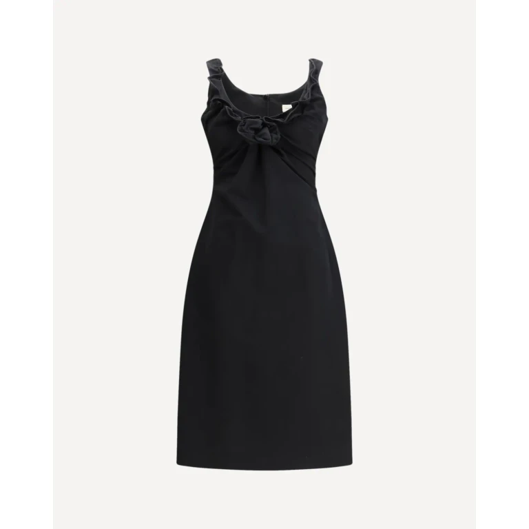 Robe sans manches Magda Butrym avec encolure drapée