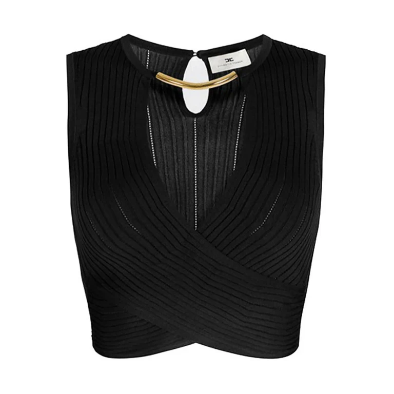 Elisabetta Franchi Top - Noir