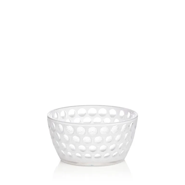 Mario Luca Giusti Acrylic Lente Snack and Cereal Bowl
