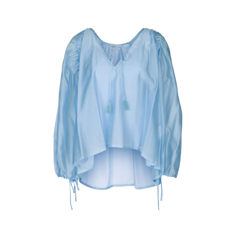 Top Woman color Gnawed Blue (D48EK055E39MFA04)