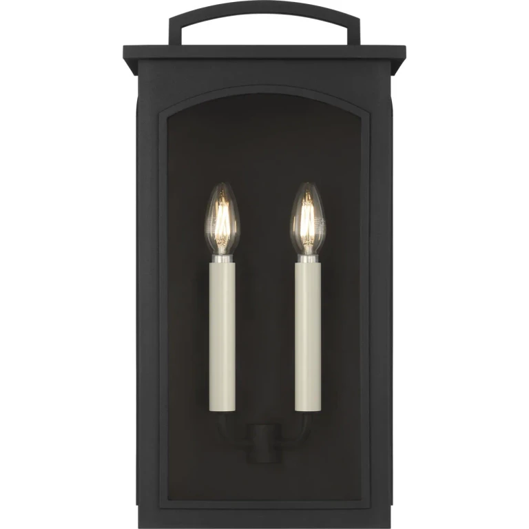 Textured Black Textured Black Wall Lantern from the Modesto Collection