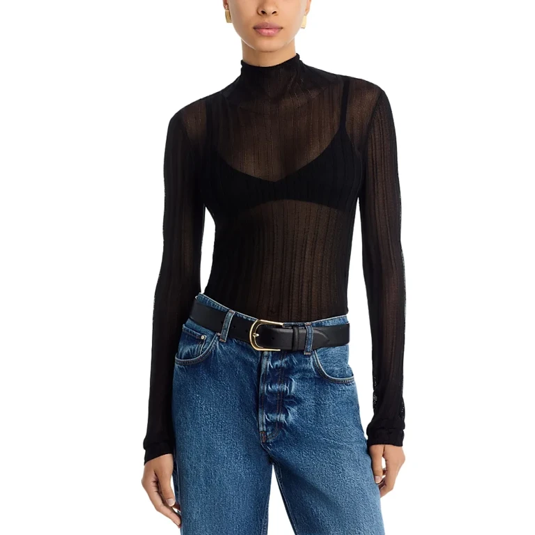 Joe's Jeans The Lana Ribbed Turtleneck Top