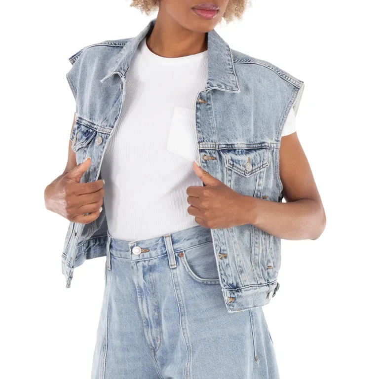 Agolde Ladies Immortal (Pale Indigo) Charli Vest