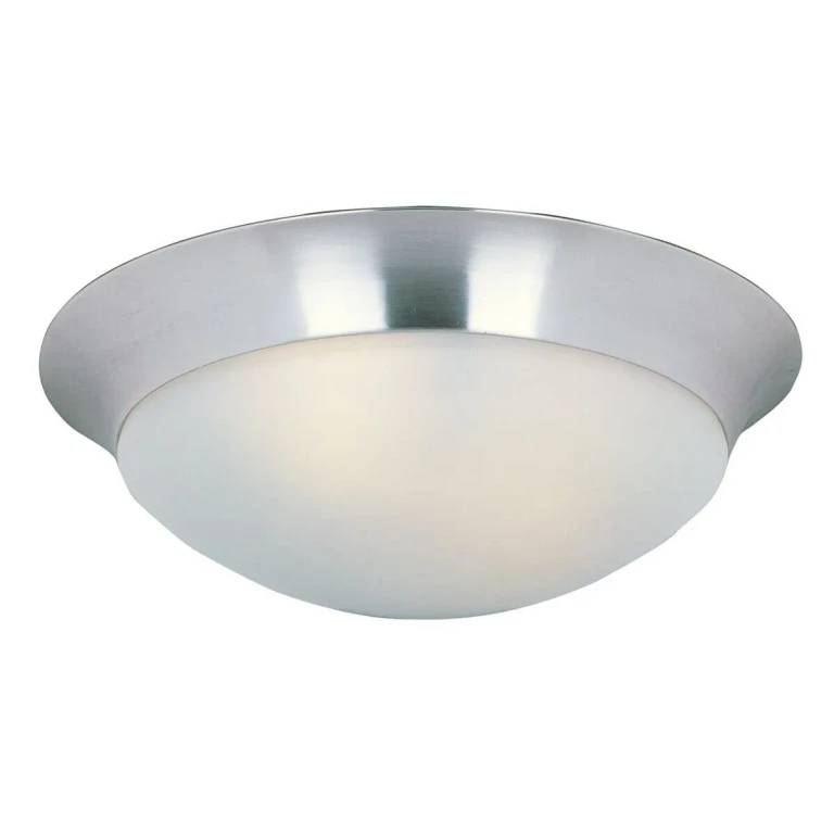 Essentials 3-Light Flush Mount in Satin Nickel