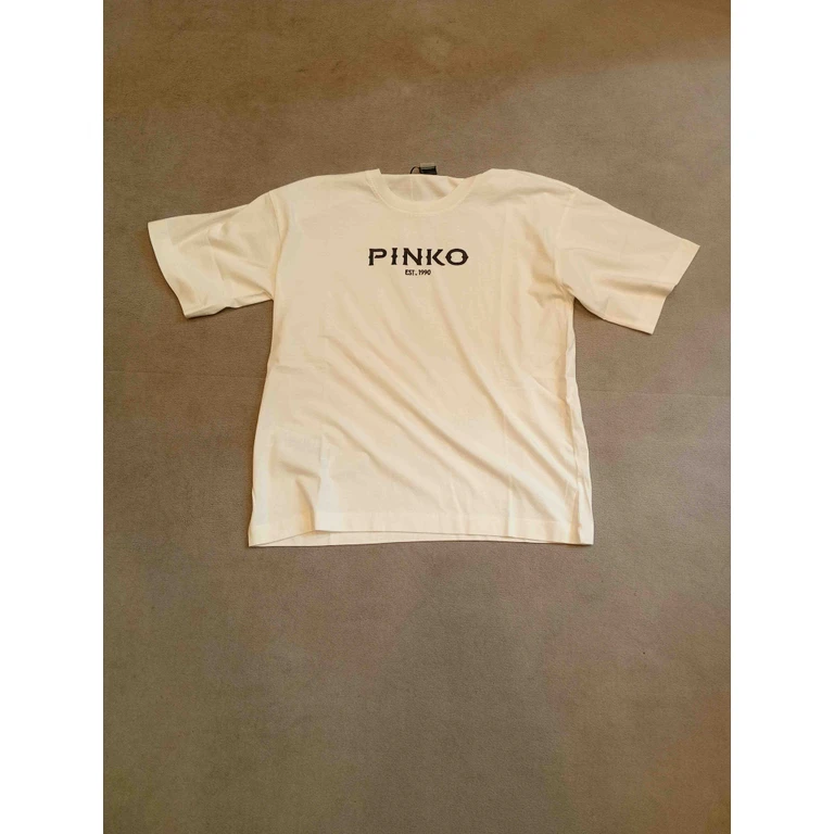 Pinko Carmagnola T-Shirt Jersey White Cotton Tshirt - Women