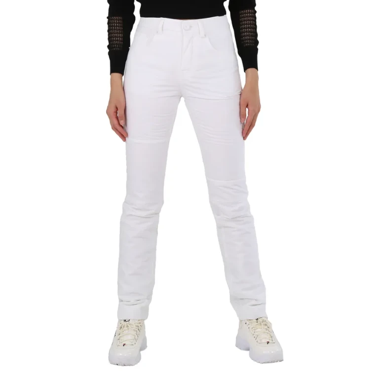 MM6 Ladies White Padded Pants
