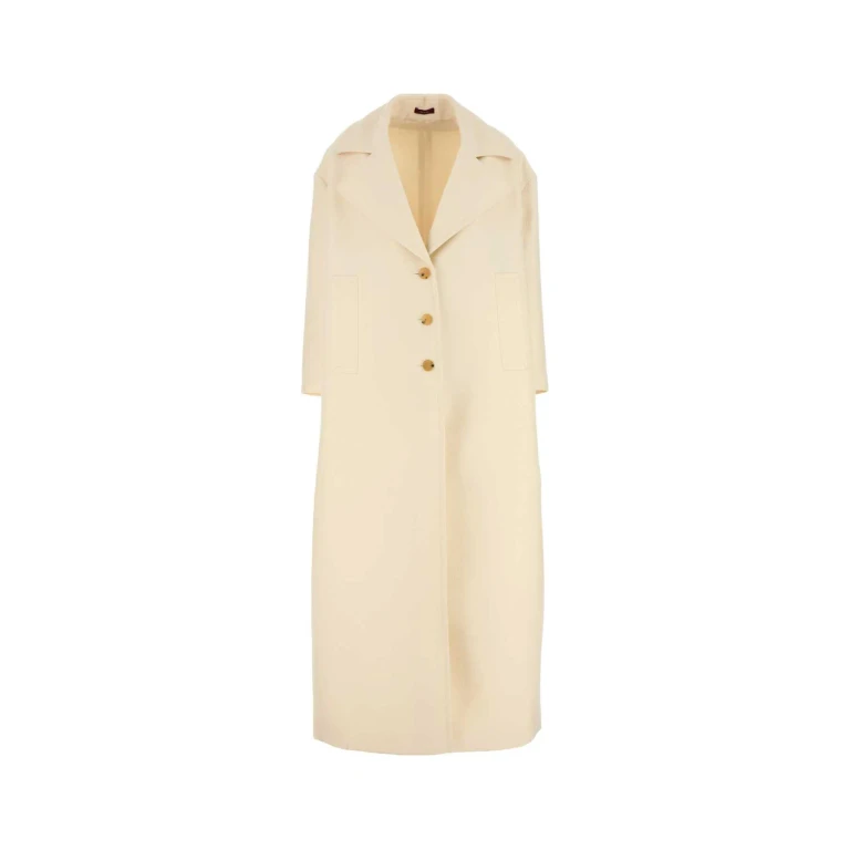 Gucci Ivoryy Wool Blend Coat