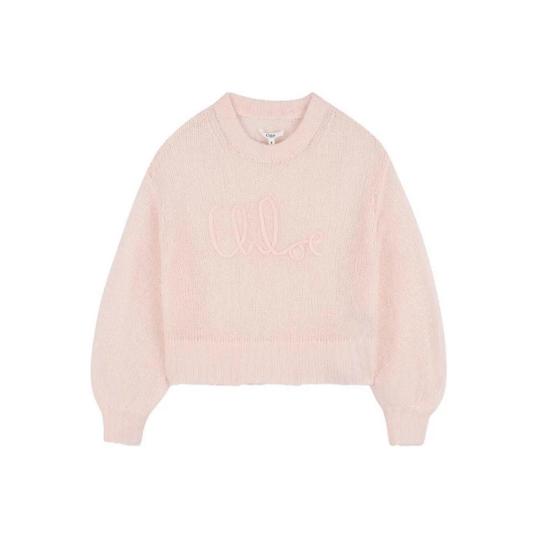 Chloe' Pull Col Rond - Rose