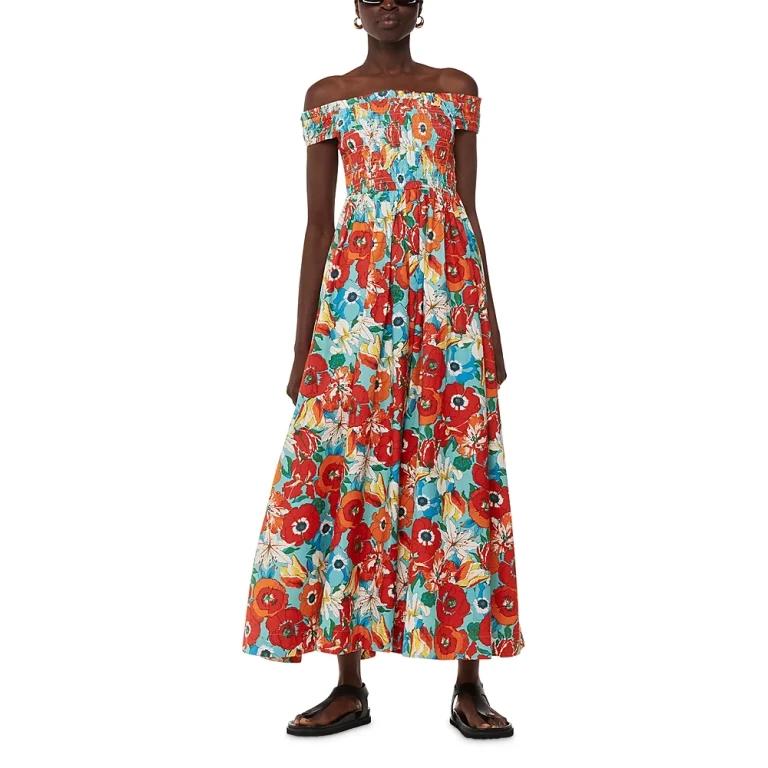 Whistles Blossom Tulips Bardot Dress