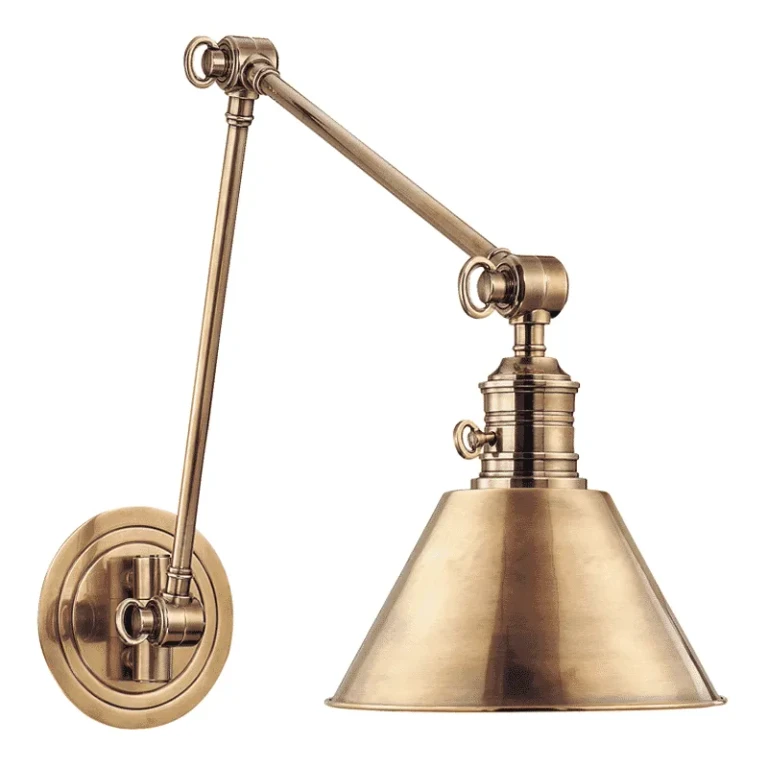 Garden City 23" Wall Sconce in Aged Brass