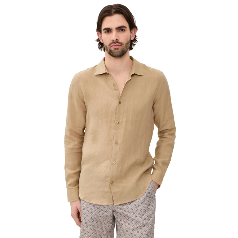 Orlebar Brown Giles 缝线款上衣 Biscuit色 S码