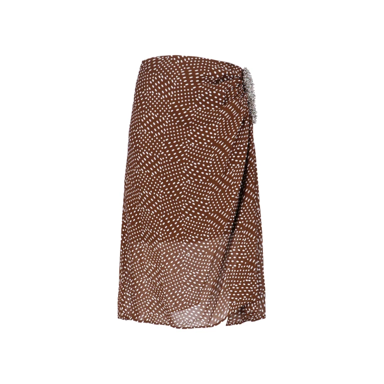 Dries Van Noten Asymmetrical Midi Skirt