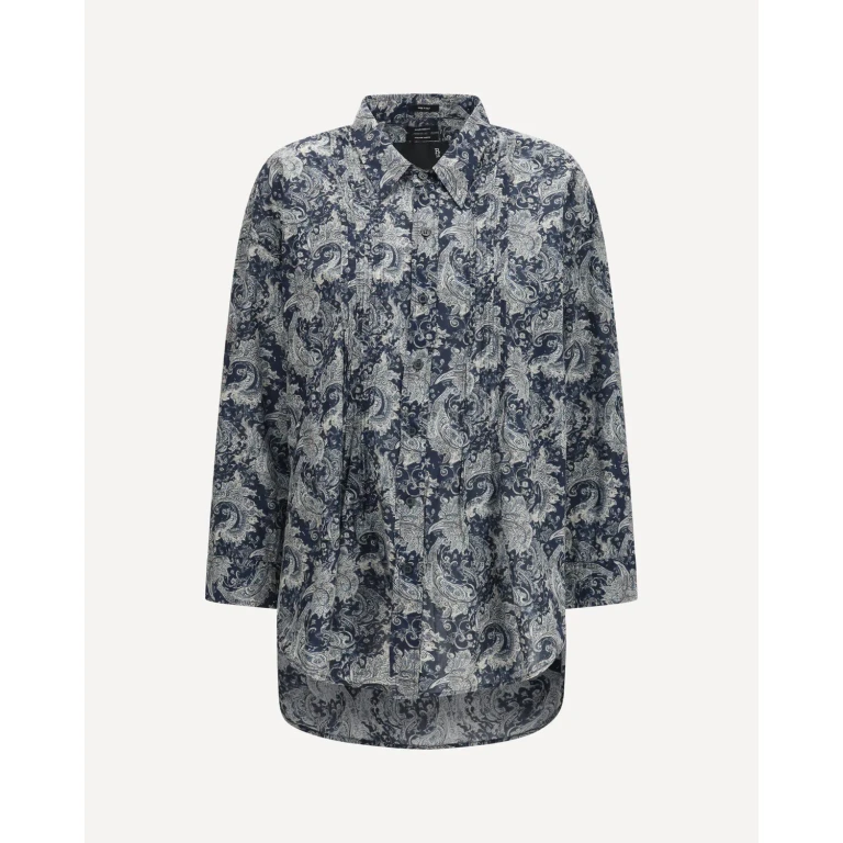R13 Pintuck drop neck Shirt Female XS