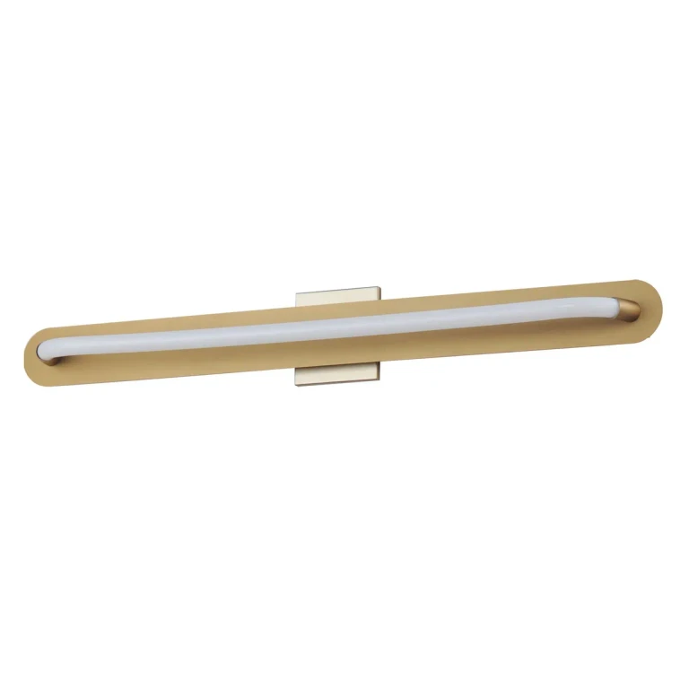 Gold LED Wall Sconce from the Loop Collection