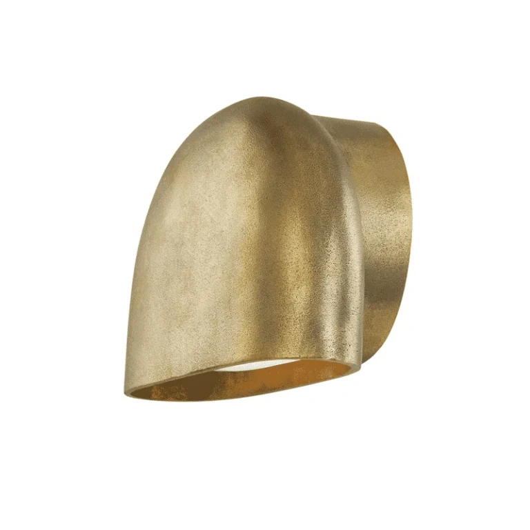 Aged Brass LED Wall Sconce from the Diggs Collection