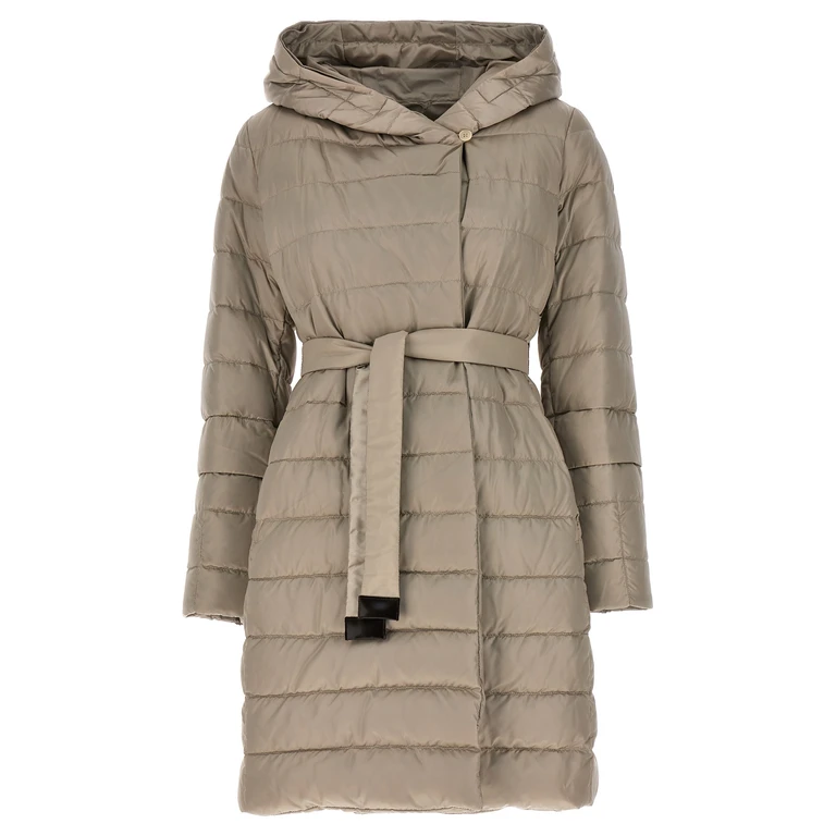 Max Mara Beige Polyamide Full-Length Jacket Clothing - Women