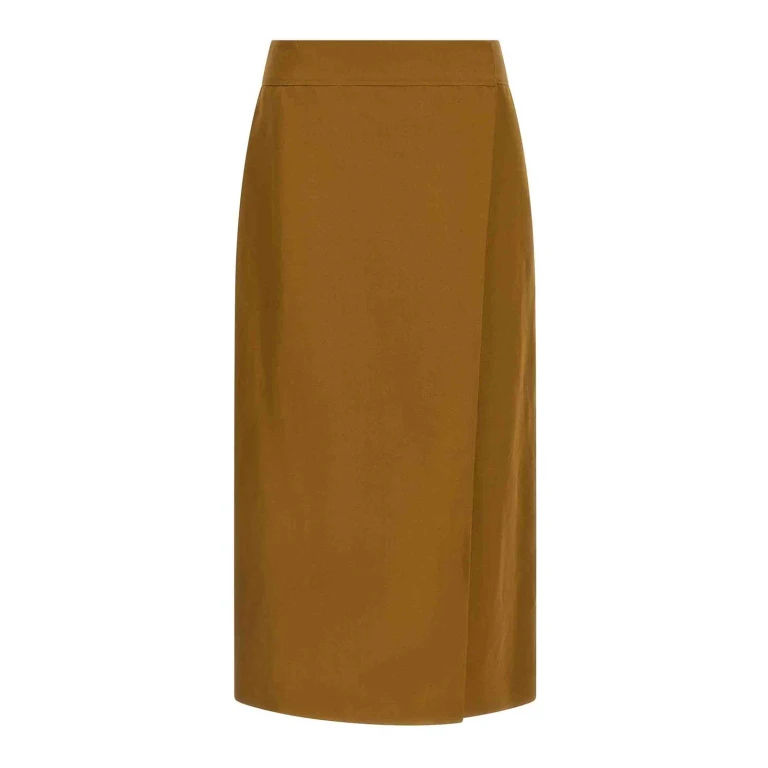 Alberto Biani Jupe Midi - Marron