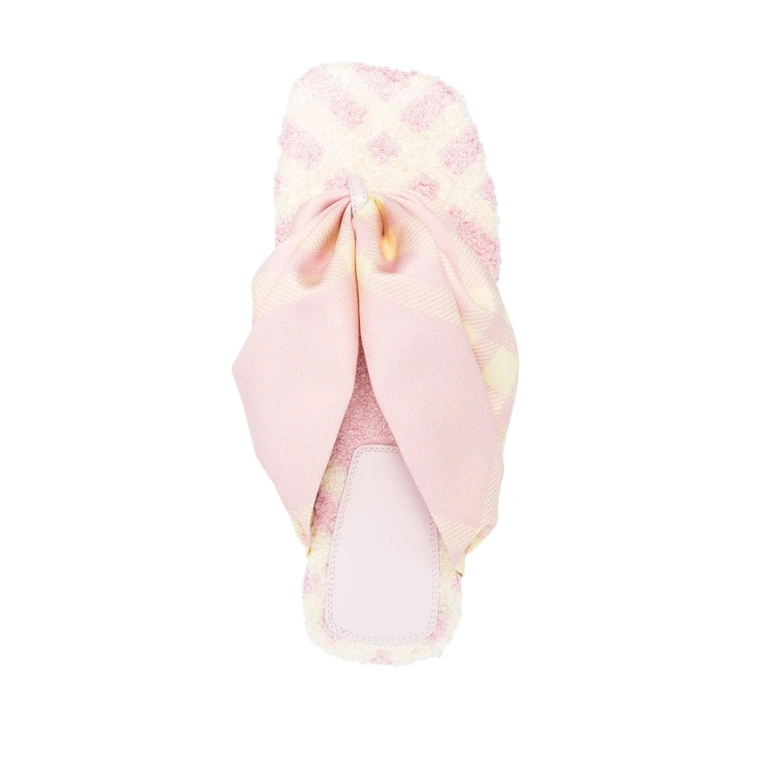 Burberry Sandals White Lining: Calf Leather - Women