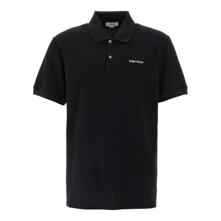 Alexander McQueen Bicolor Cotton Polo Shirt - Men