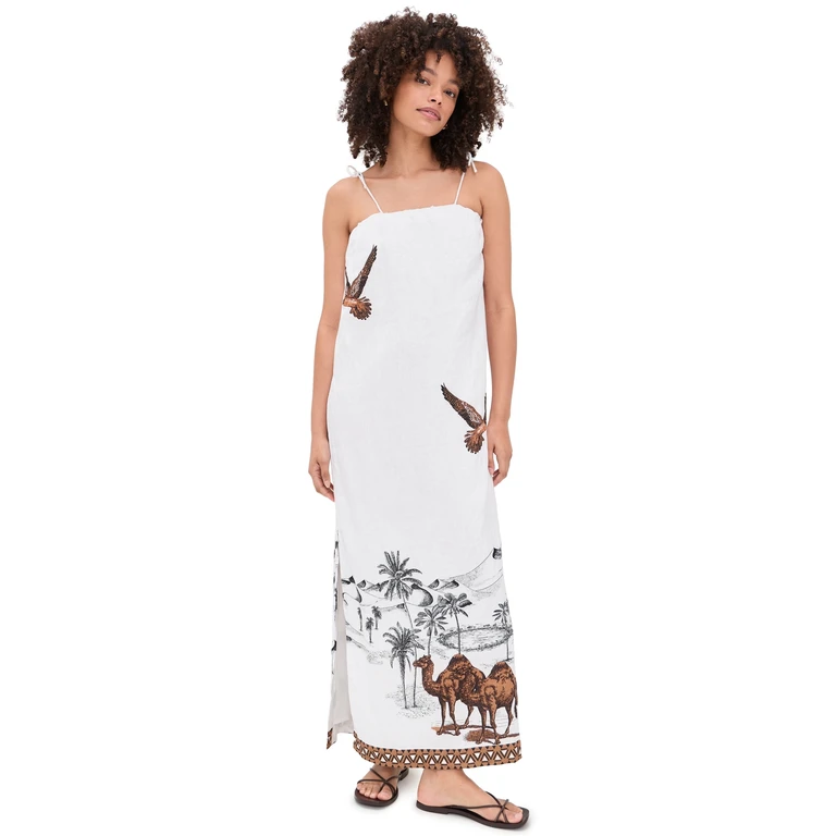 Las Sureñas Long Dress Bali Tiger XL