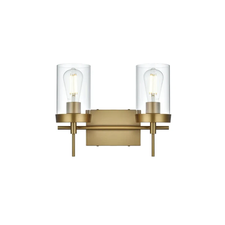 Satin Gold Wall Sconce from the Taryin Collection