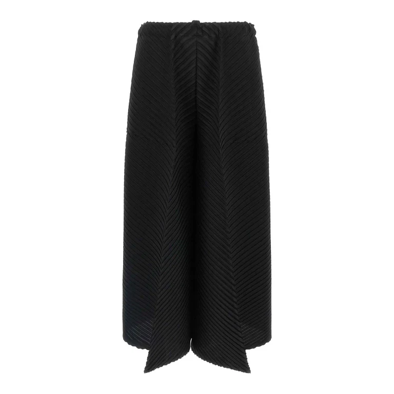 Issey Miyake Pantalons Décontractés - Noir