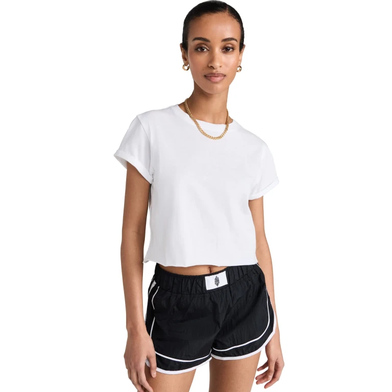 Free People The Perfect Tee Black L